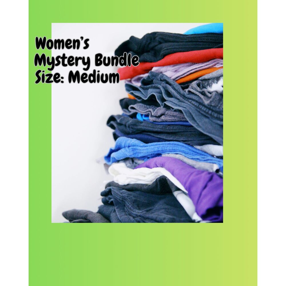 5 pc Mystery Bundle Women's Clothing Reseller Lot Set Shirt Pants Size: Medium